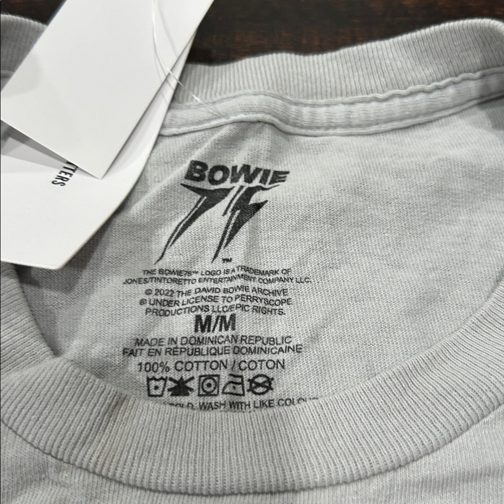 Retro Distressed Unique Print David Bowie Space Oddity Tee - Picture 6 of 10